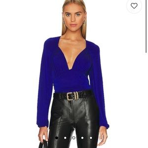 NEW: Free People In Your Arms Bodysuit in Electric Indigo